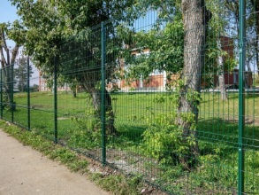 3D заборы для школы 90 метров фото в Решетниково